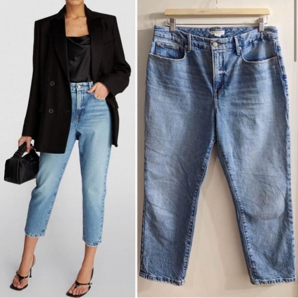 Good American Good Girlfriend Jeans
